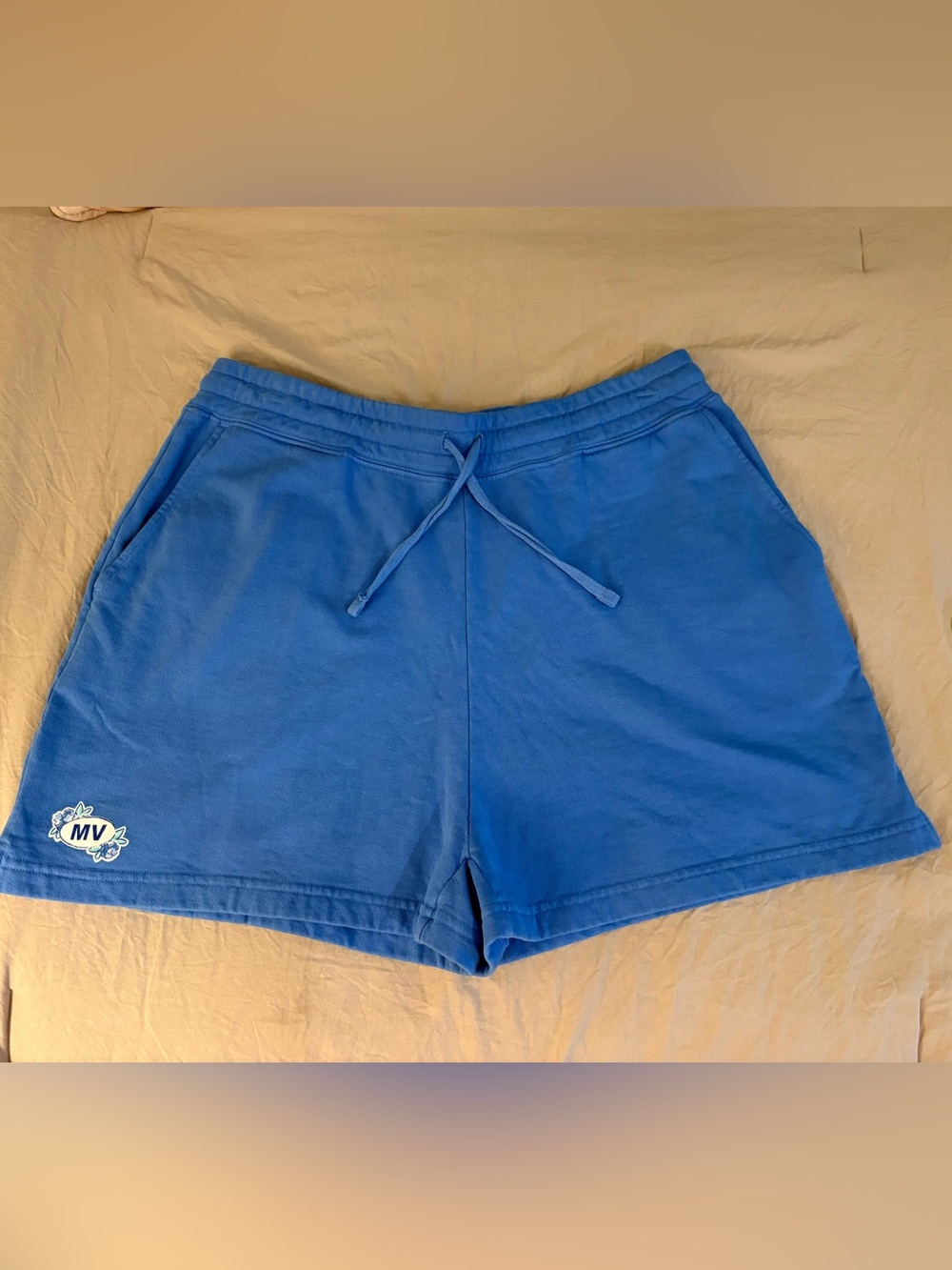 Rollerrabbit Blue Women's Drawstring Cotton  Shorts